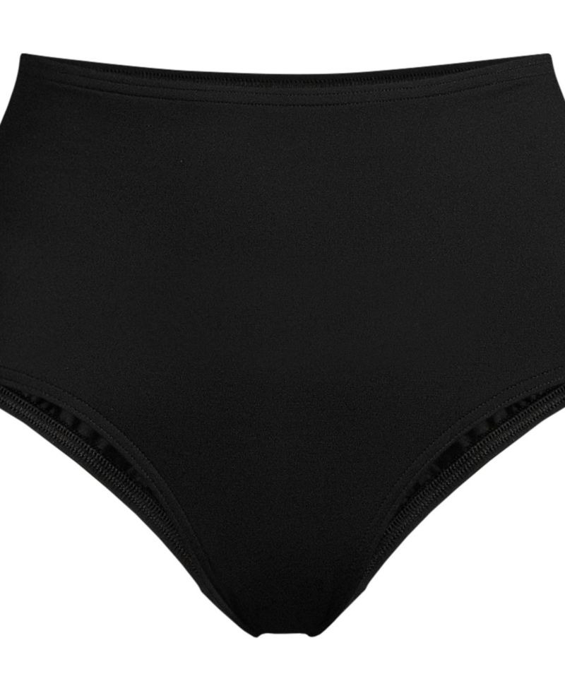 Plus Size Sculpting Suit Chlorine Resistant Targeted Control Retro High Waisted Bikini Swim Bottoms