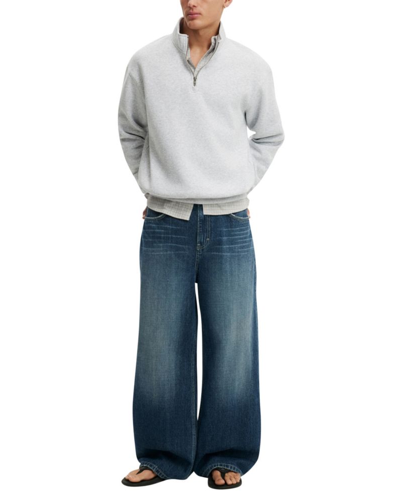 Men's Zip Fleece Sweatshirt