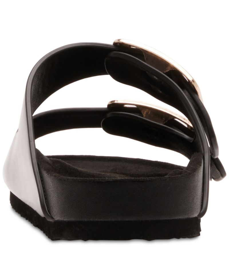 Bodie Buckle Footbed Slide Sandals