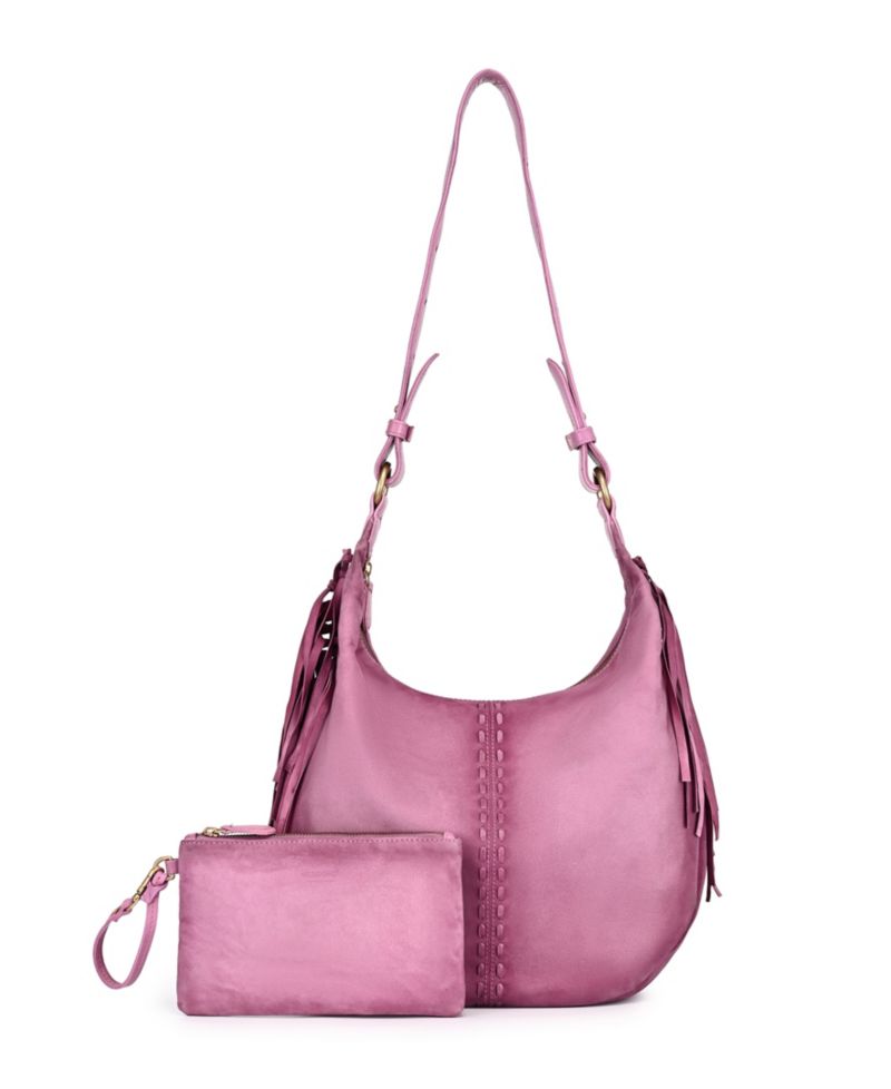 Hydrangea Large Vintage Ombre Shoulder Handbag