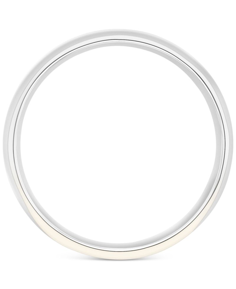 Men's Comfort Fit Wedding Band (6mm) in 14k Gold or 14k White Gold