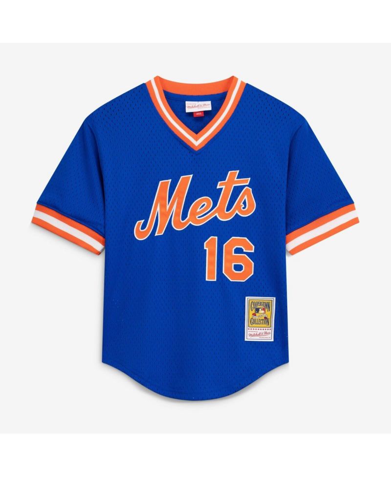 Big Boys and Girls Dwight Gooden Royal New York Mets Mesh Batting Practice Jersey