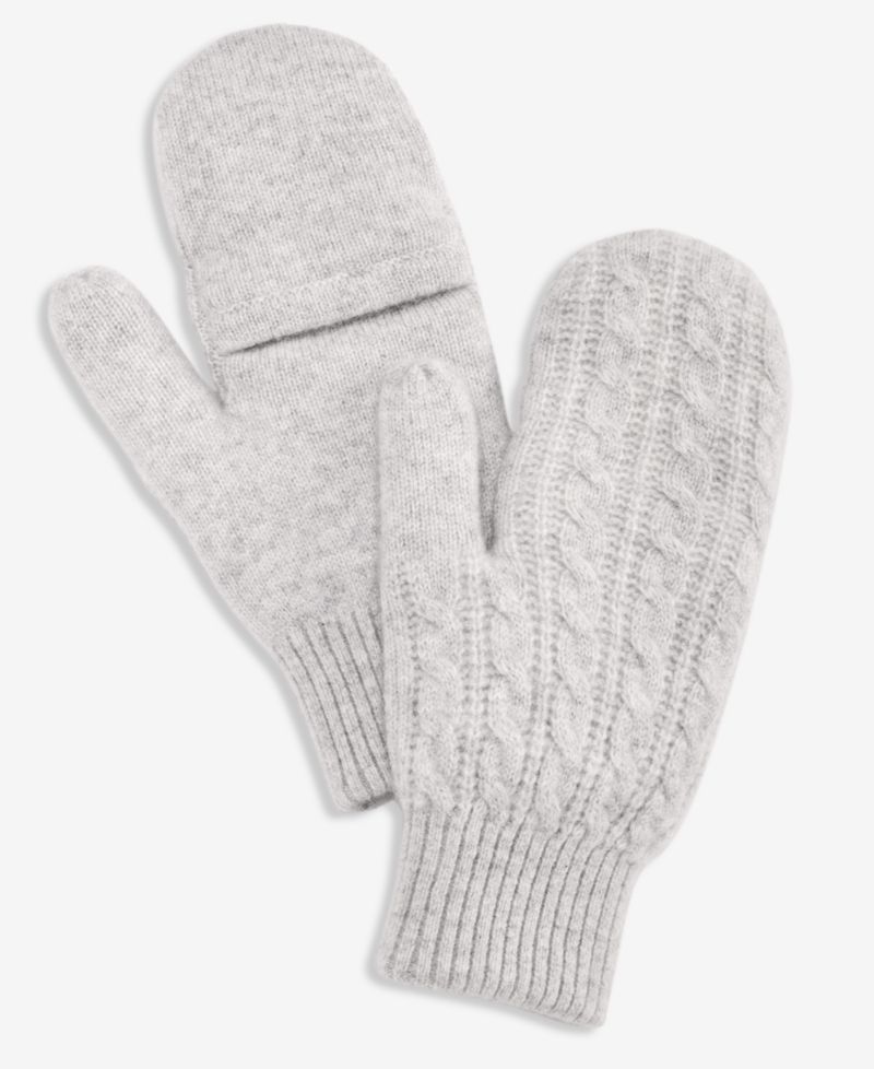 Solid Cashmere Nordic Mittens