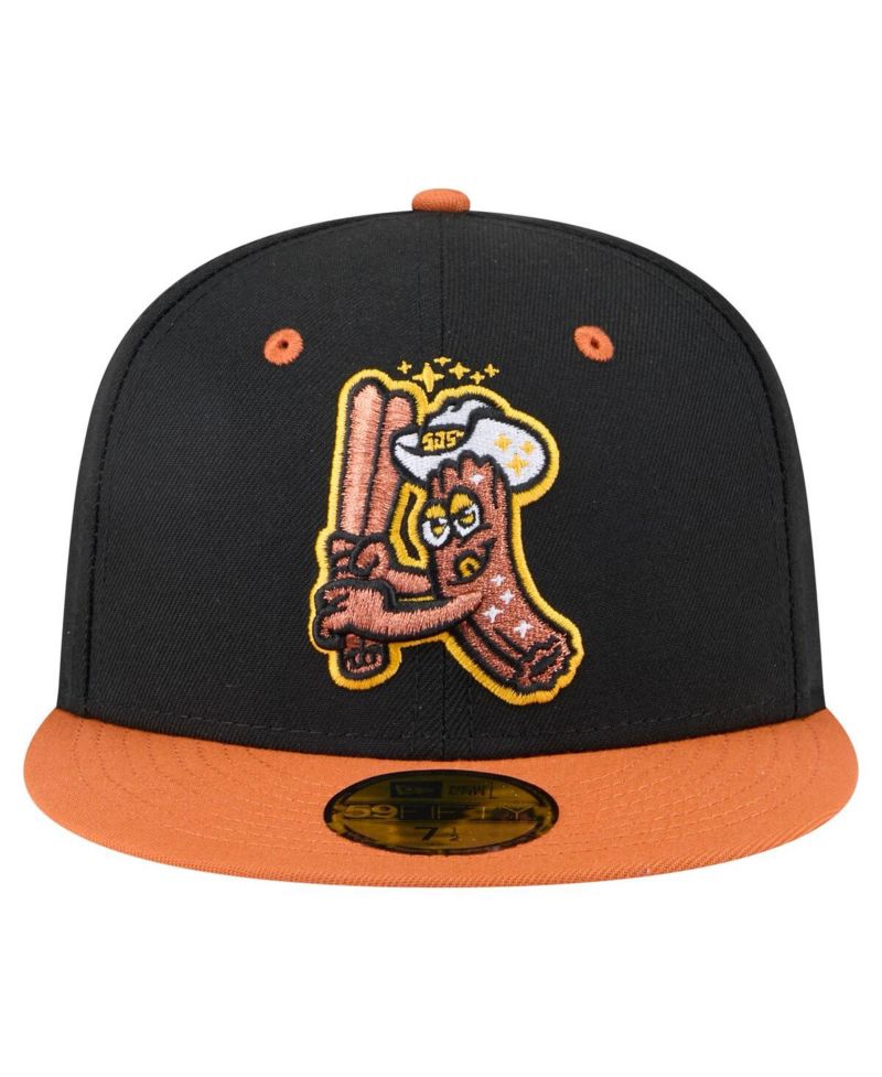 Men's Black/Orange San Jose Giants Copa de la Diversion 59FIFTY Fitted Hat