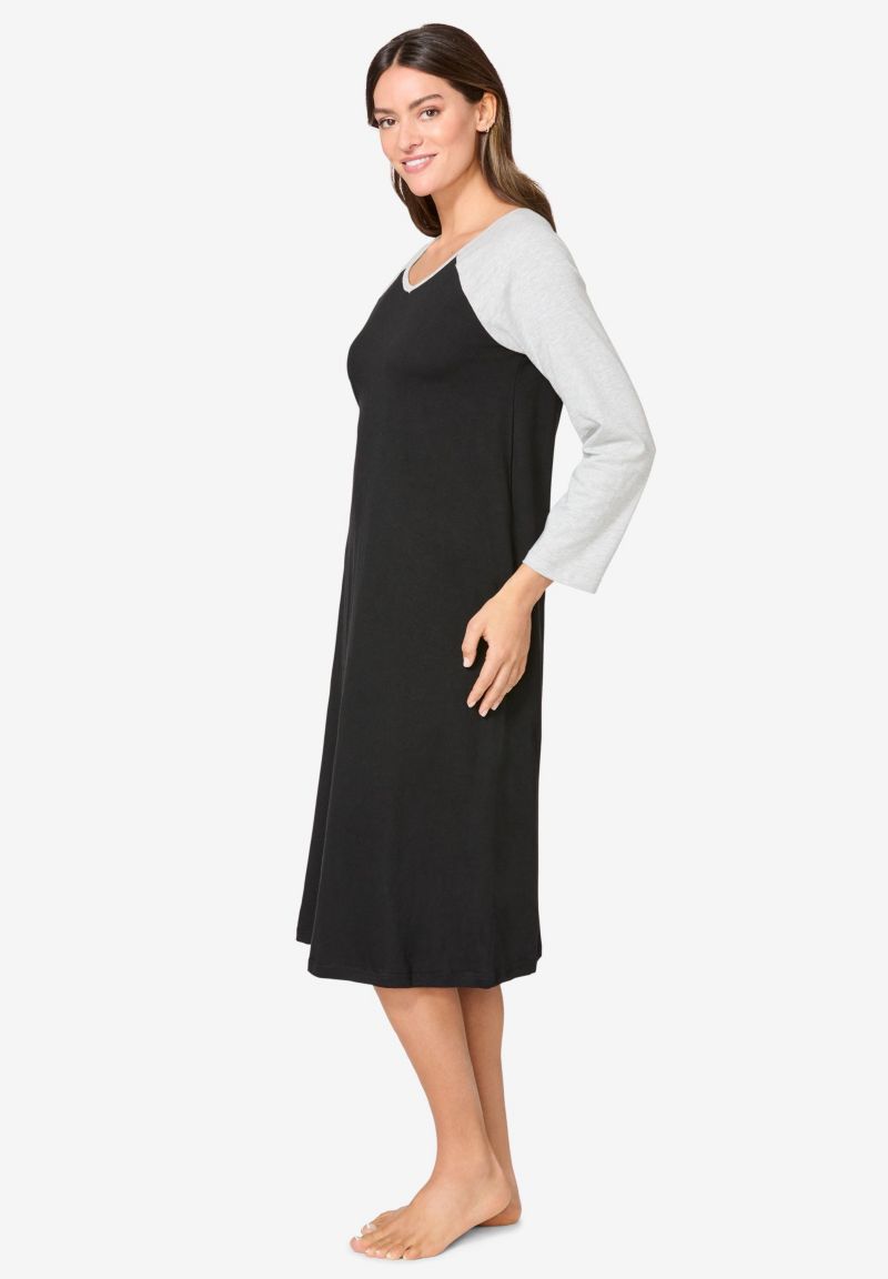 Plus Size Body Baseball Sleepshirt