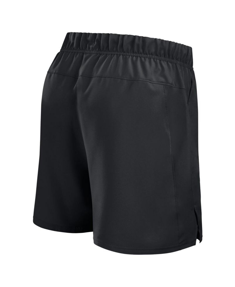 Men's Black Miami Marlins Woven Victory Performance Shorts