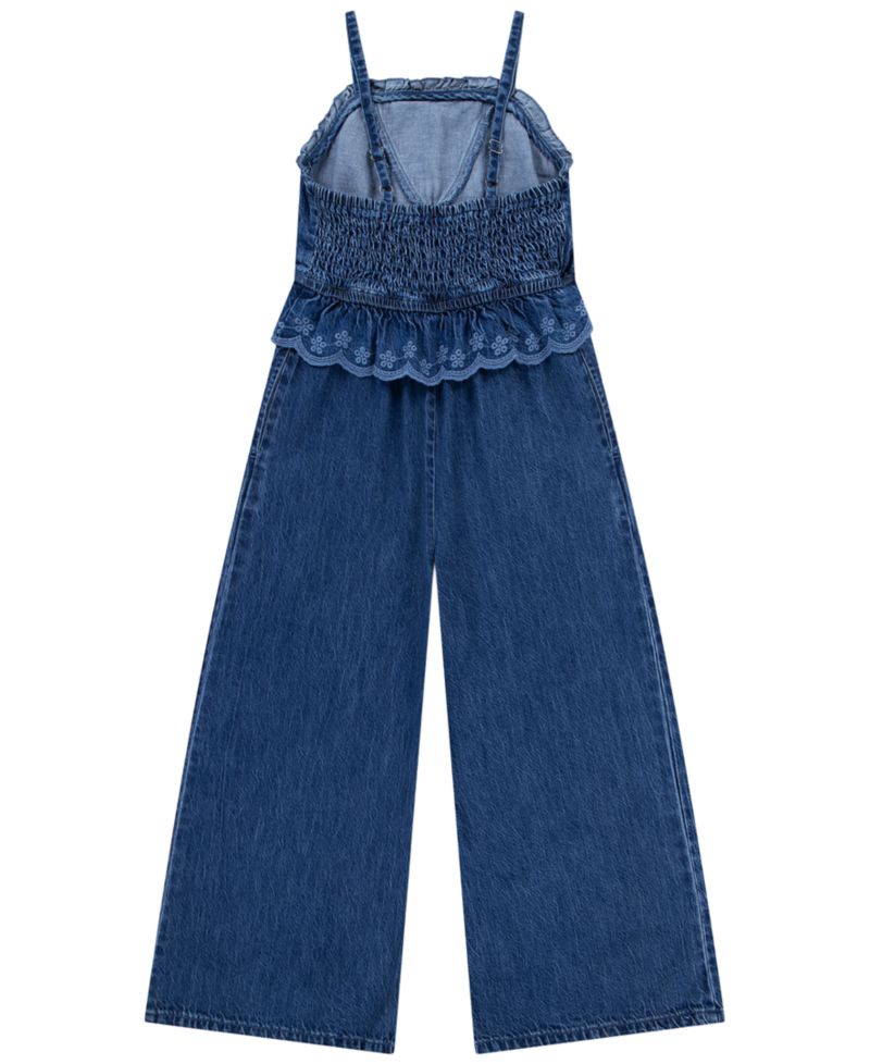 Girls' 5-16 Sleeveless Denim Jumper