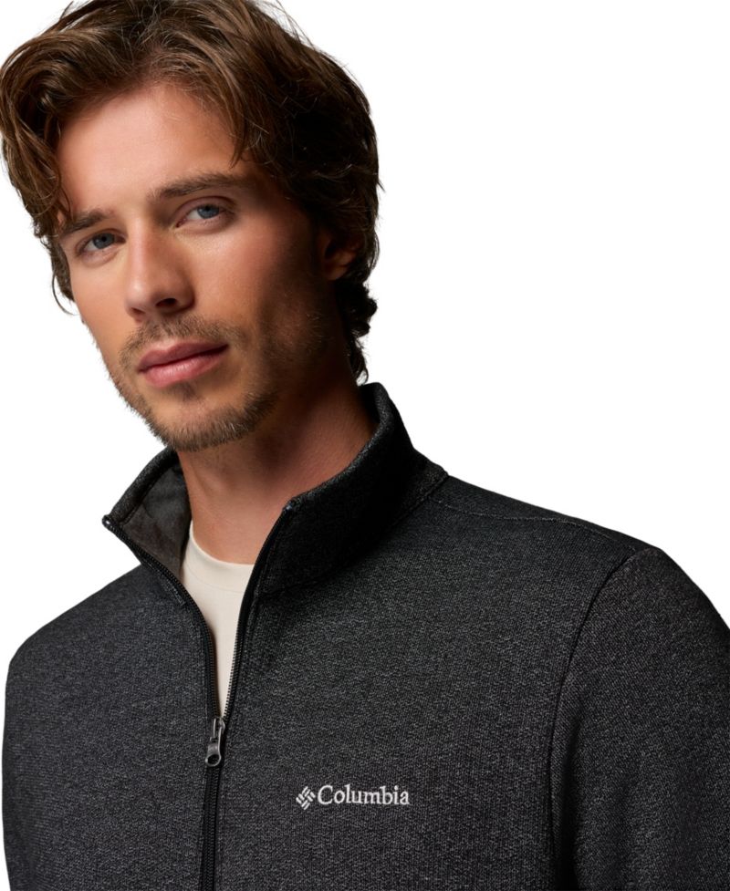 Men's Great Hart Mountain III Cotton-Blend Full Zip Sweater