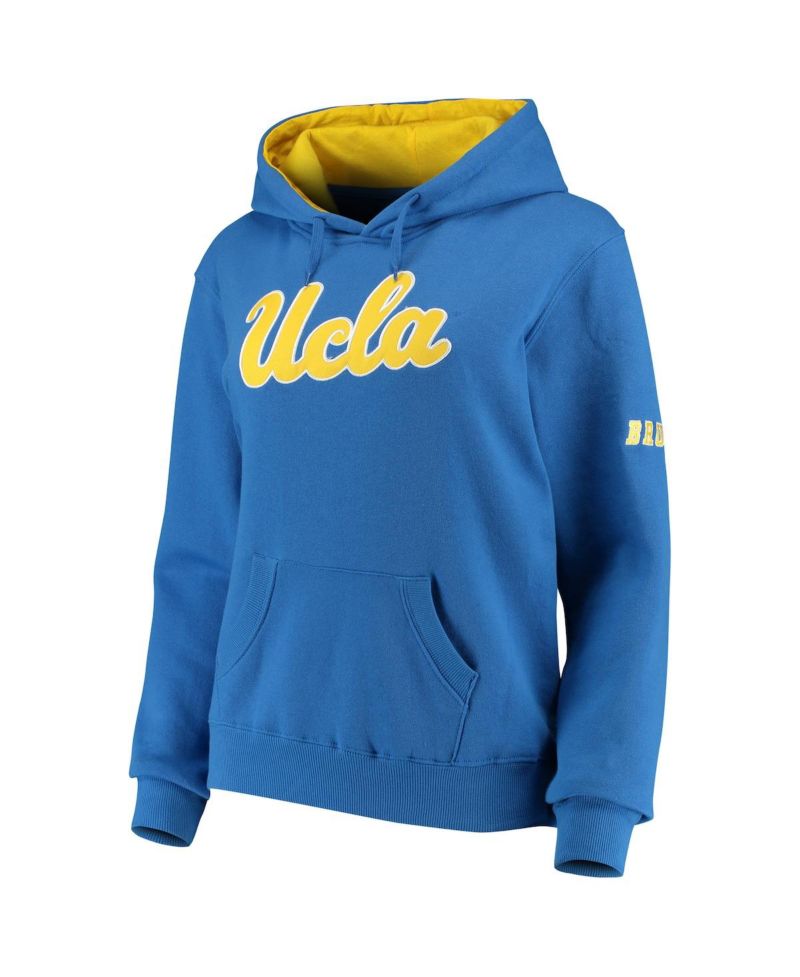 Women's Blue UCLA Bruins Big Logo Pullover Hoodie