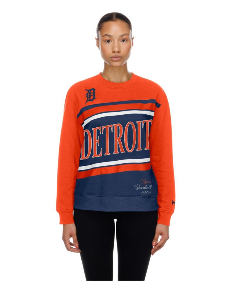 Women's Detroit Tigers Gameday Color Block Fleece Sweatshirt