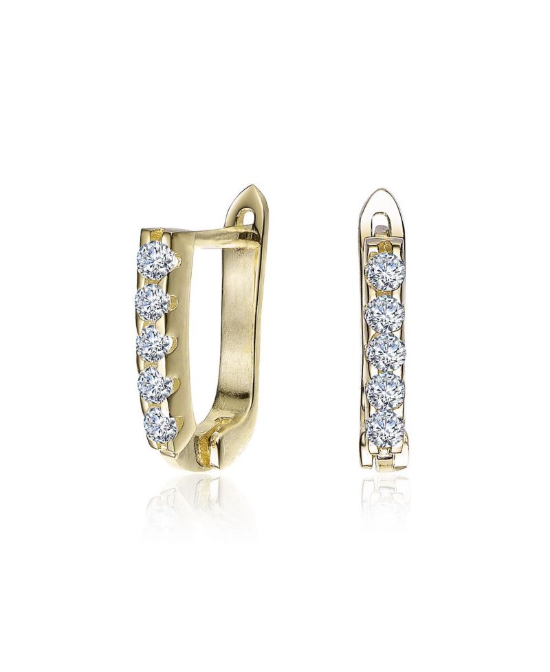 Dainty Clear Cubic Zirconia Extra Mini Hoop Earrings