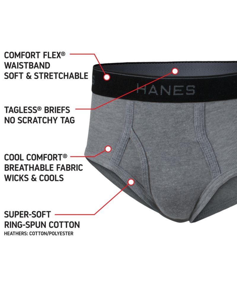 Big Boys Ultimate Cotton Blend Dyed Brief, Pack of 5