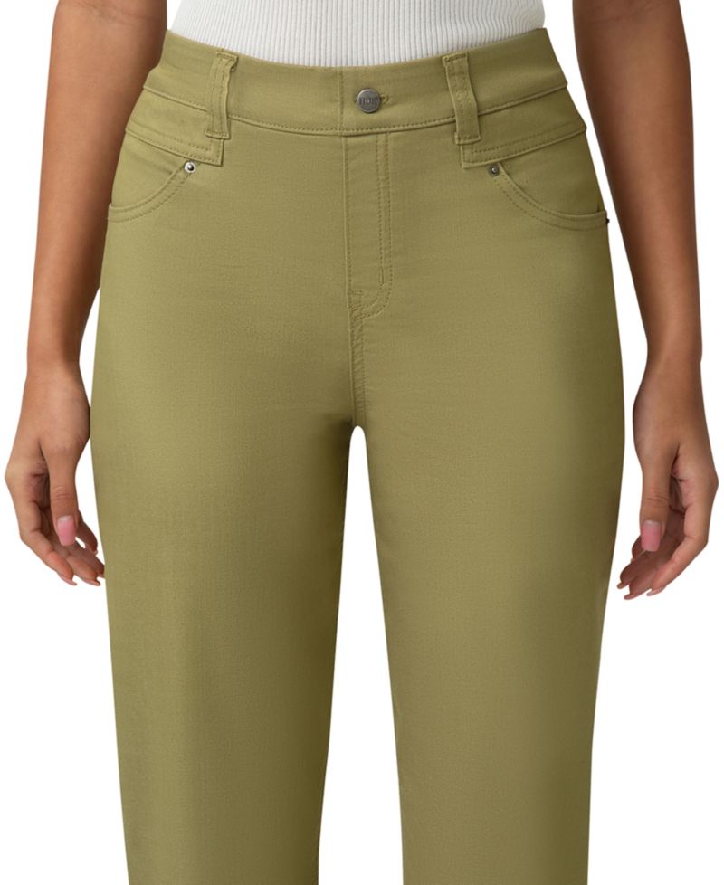 Women's Crosshatch Denim Pedal Pusher Pants
