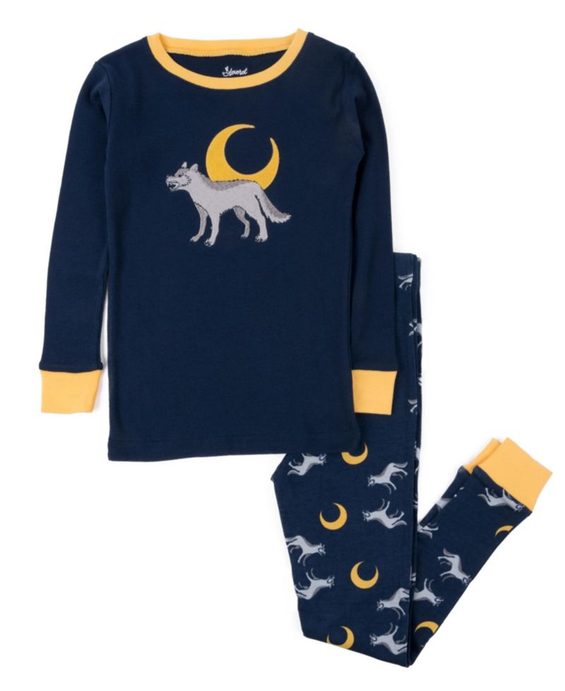 Baby Two-Piece Cotton Long Sleeve Shirt and Pants Pajama Set - Cozy Critter Prints