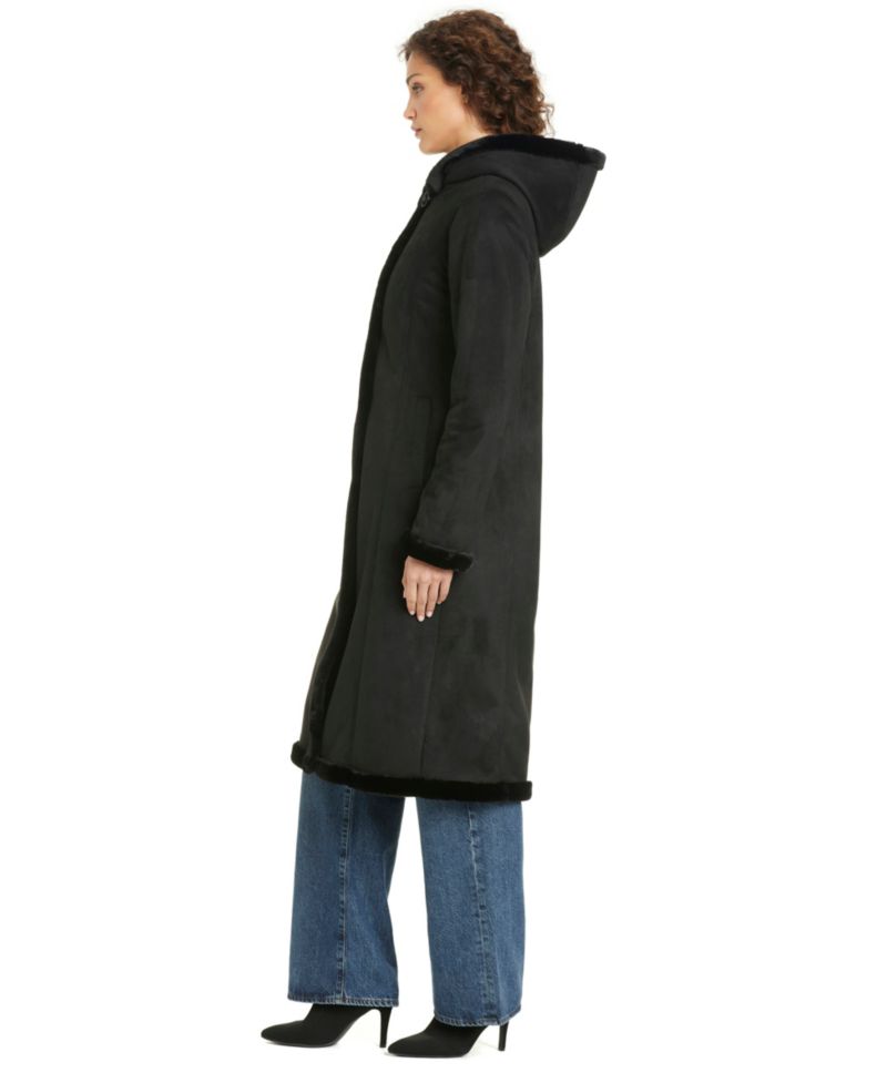 Women's Maxi Faux Shearling Coat