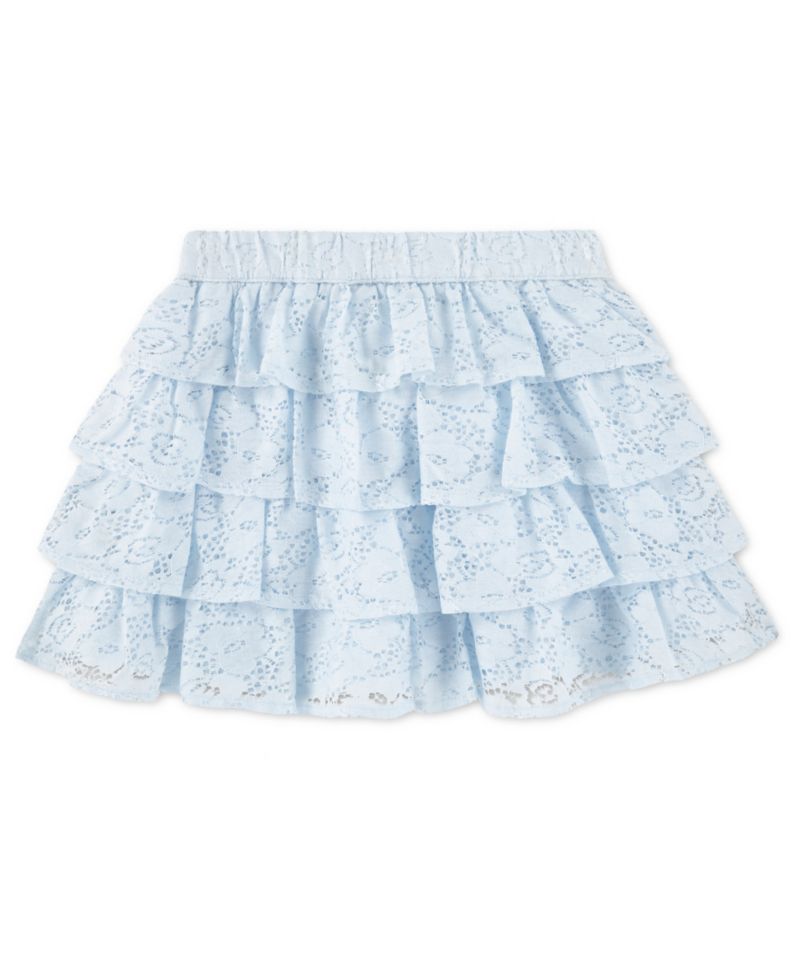 Toddler Girls' 2T-5T Tiered Lace Mini Skort