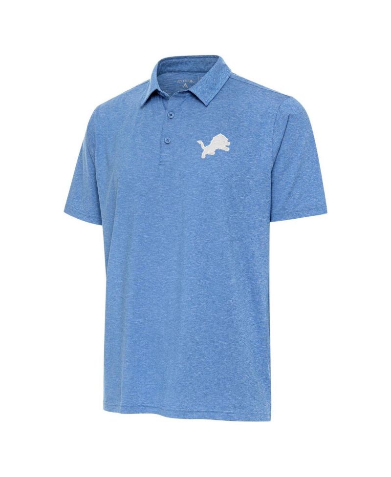Men's Blue Detroit Lions Par 3 Polo Shirt