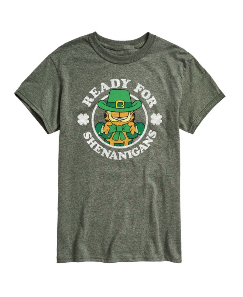 Men's Garfield Ready For Shenanigans Short-Sleeve T-Shirt