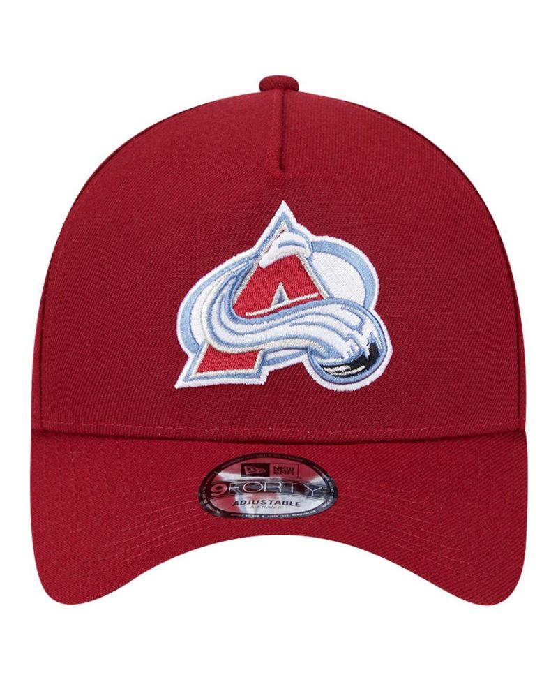 Men's Burgundy Colorado Avalanche Core A-Frame 9FORTY Adjustable Hat