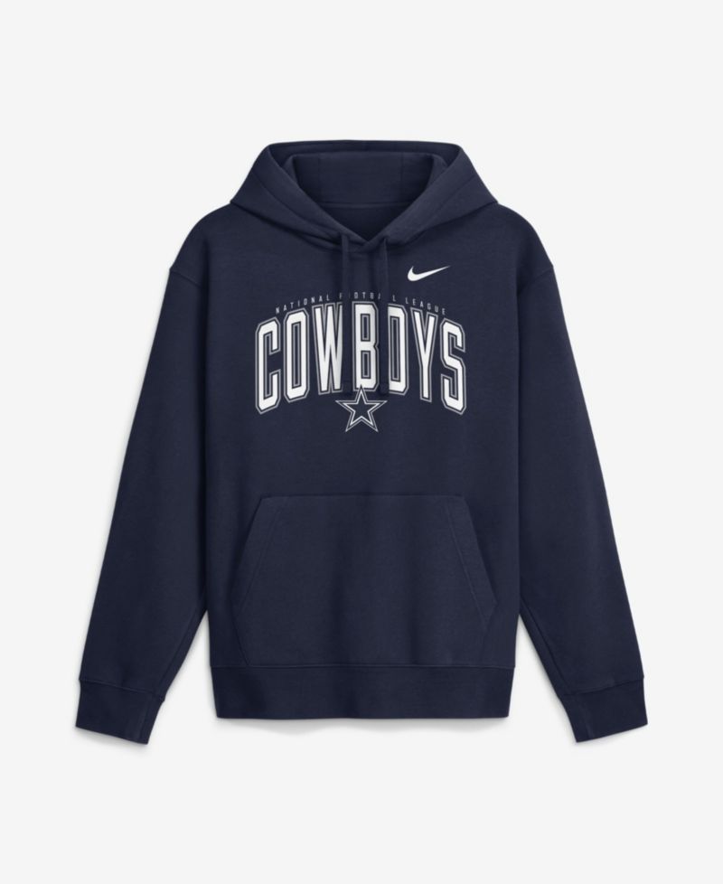 Men's Navy Dallas Cowboys Expect Victory Club Fleece Pullover Hoodie