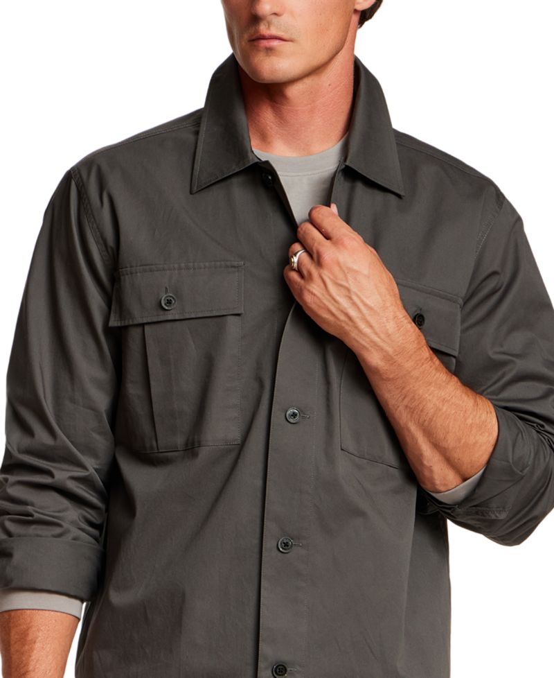 Men's Twill Overshirt Jacket