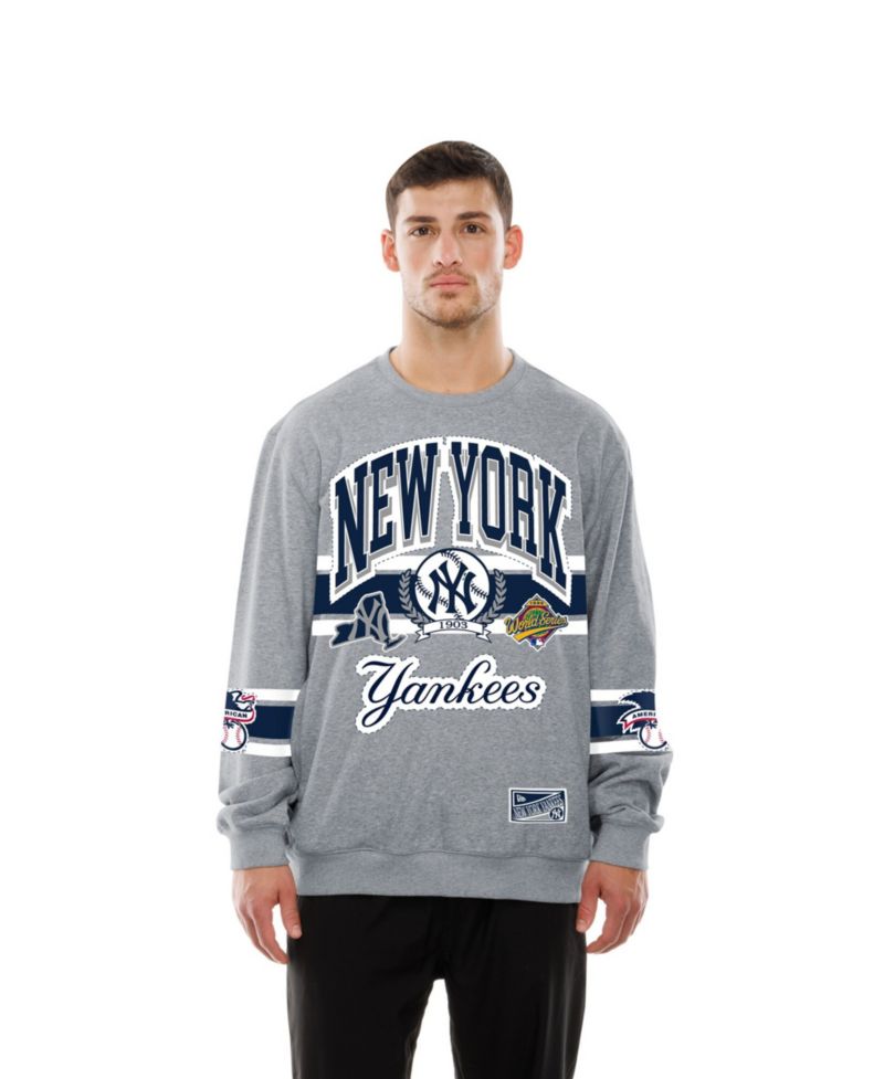 Men's Gray New York Yankees Sport Classics Sweatshirt