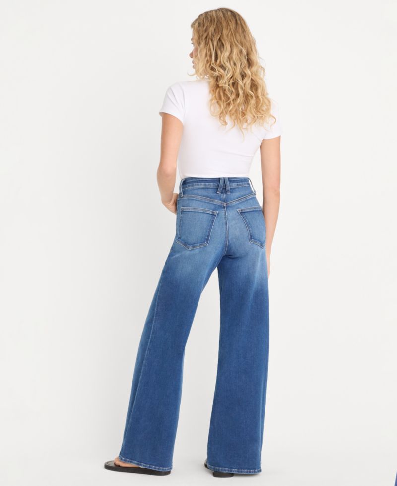 Women's Good Waist Soft Tech Palazzo Jeans