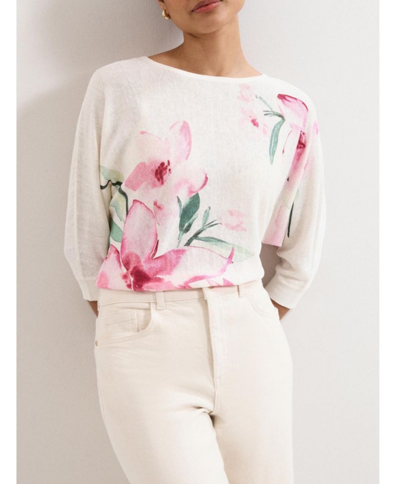 Women's Lorelei Boatneck Floral Jumper