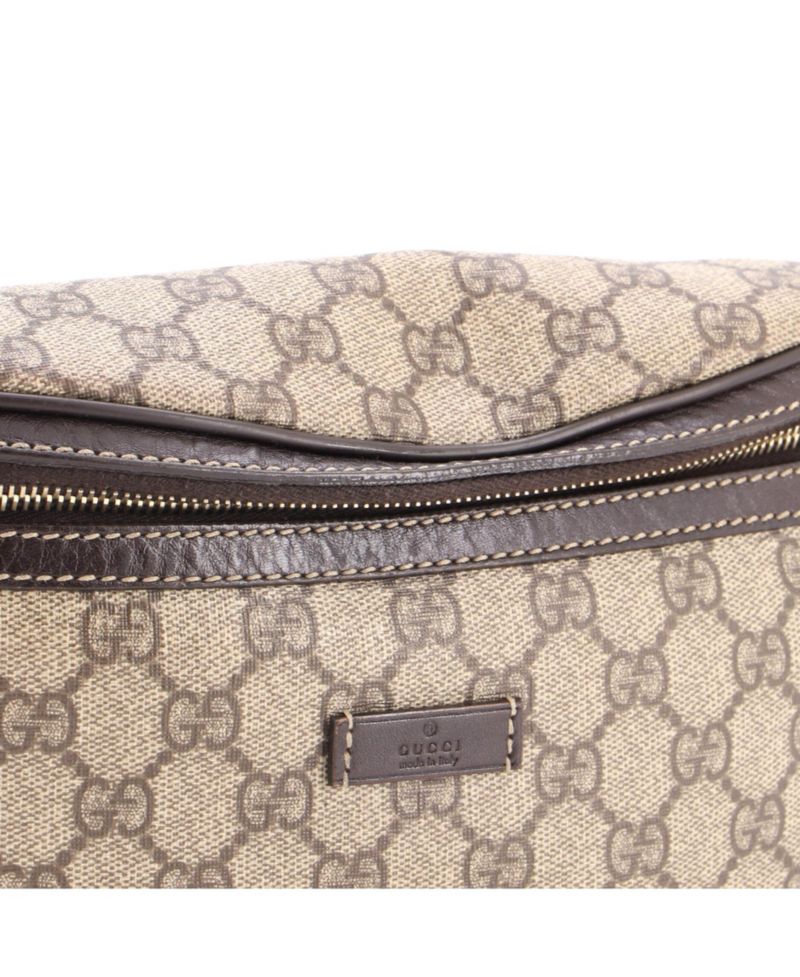 Small Belt Bag GG Coated Canvas with Leather