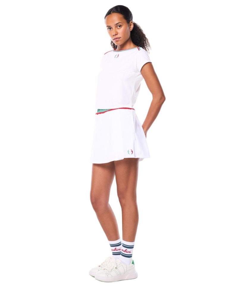 Women's Eredita Crop Boat Neck T-Shirt