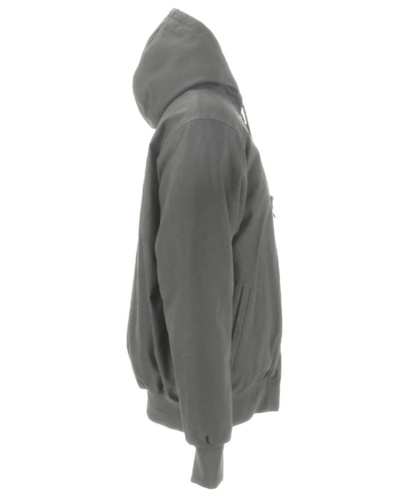 Men's Canvas Jacket - 10degree(s)F Insulated Canvas Jacket with Water-Repellent Shell and Hood