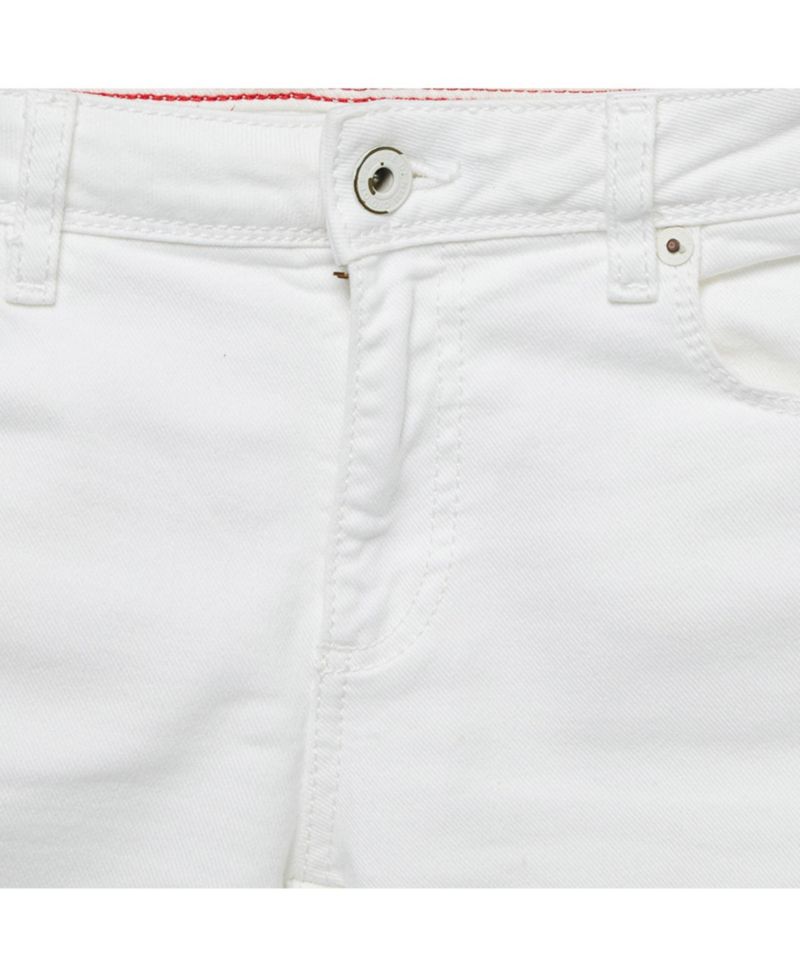 Women's Mid-Rise Skinny Logo Tape Detail Denim Jeans