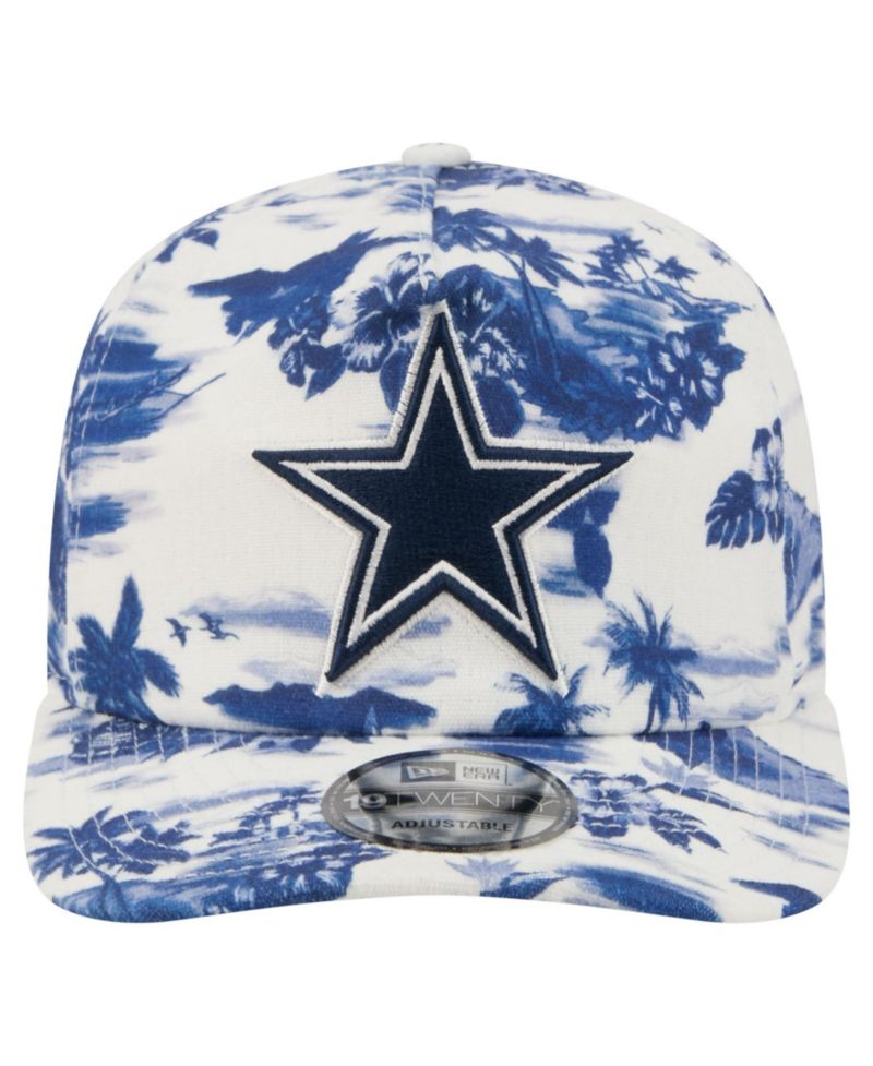 Men's White Dallas Cowboys Tropics 19TWENTY Adjustable Hat