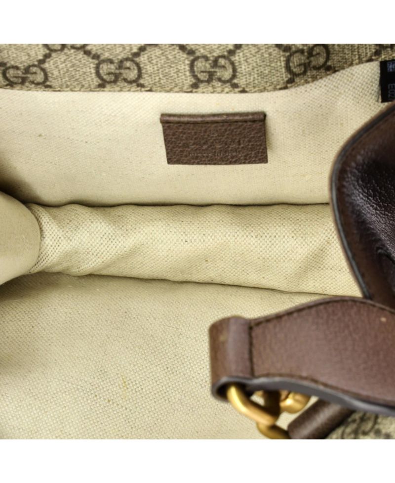 Small Neo Vintage Flap Messenger GG Coated Canvas