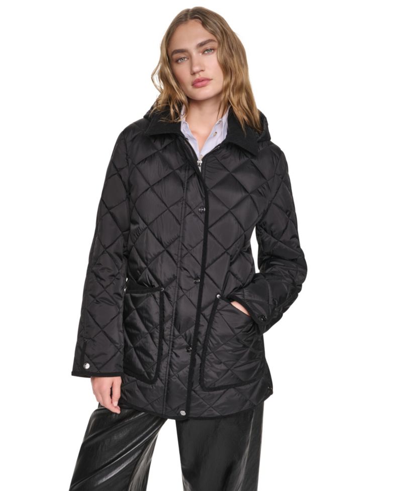 Women's Quilted Barn Coat