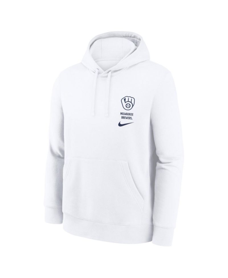 Men's Milwaukee Brewers Club Fleece Pullover Hoodie