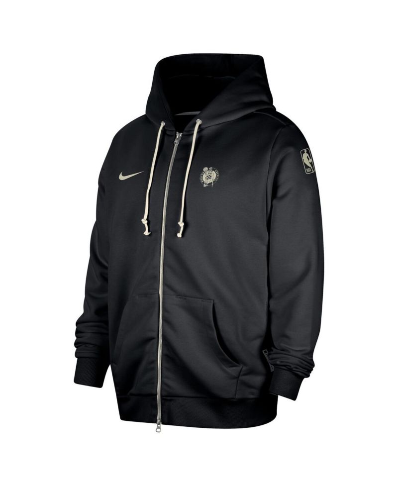 Men's Black Boston Celtics Authentic Standard Issue Full-zip Hoodie Jacket