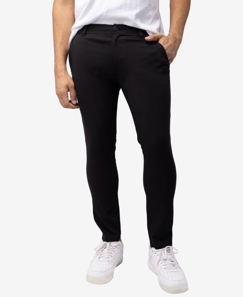 Men's Trouser Slit Patch Pocket Nylon Pants
