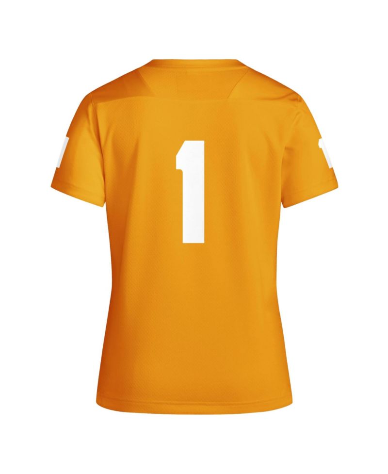 Women's #1 Tennessee Orange Tennessee Volunteers Replica Football Jersey