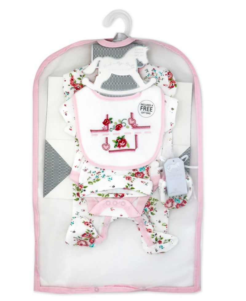 Baby Girls 28-Piece Essentials Shower Gift Bundle Set