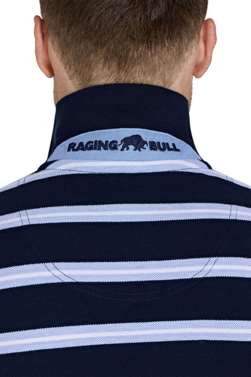 Men's Triple Stripe Birdseye Polo Shirt