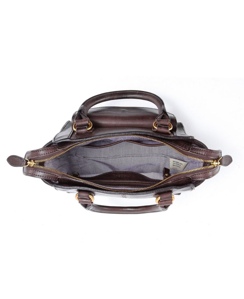 Pansy Small Leather Satchel Bag