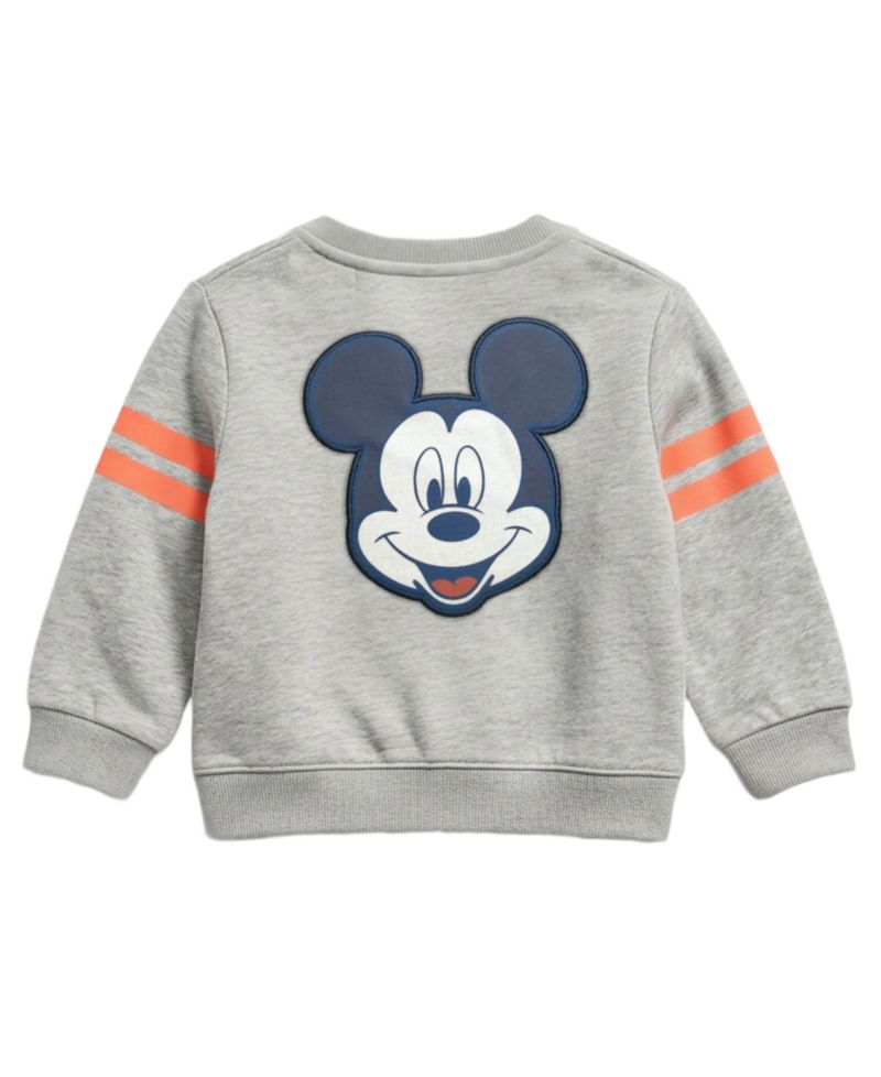 Baby Boys' Mickey Mouse Crewneck Sweatshirt and Jogger Pants, 2-Piece Set