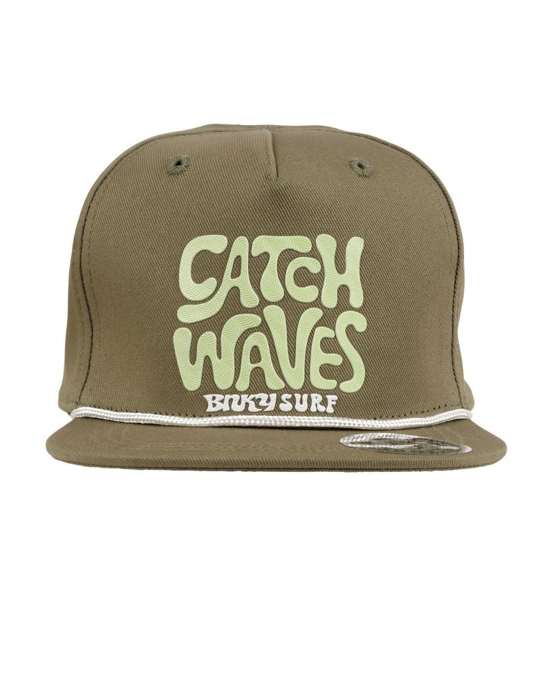 Mens Catch Waves Snapback Hat