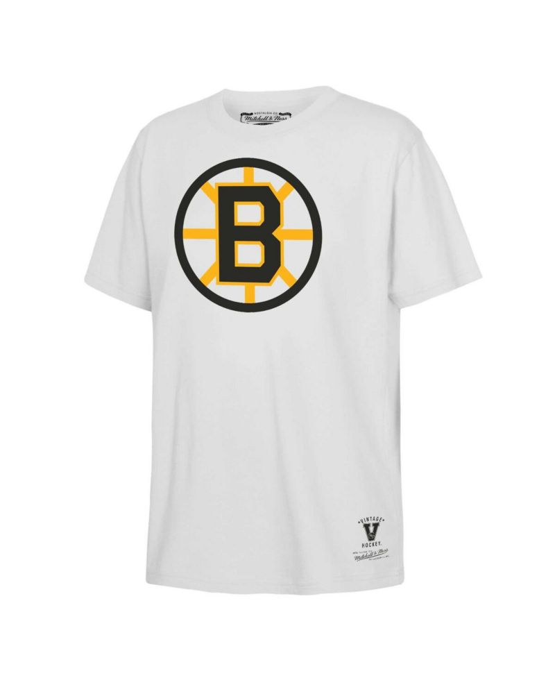 Big Boys and Girls Willie O'Ree White Boston Bruins Name & Number T-Shirt