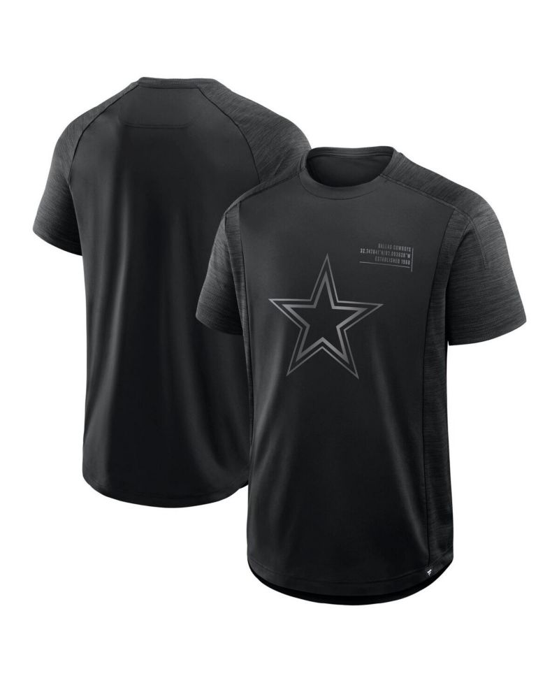 Men's Black Dallas Cowboys Deceptive Juke T-Shirt