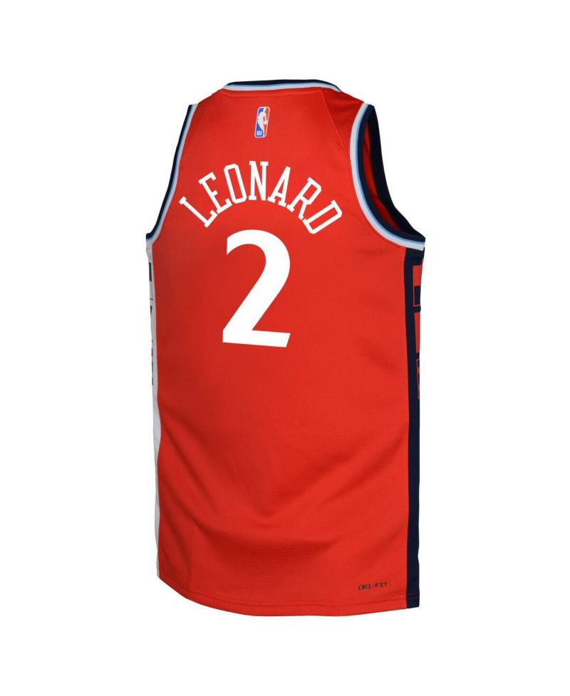Big Boys and Girls Kawhi Leonard Red LA Clippers Swingman Jersey - Statement Edition