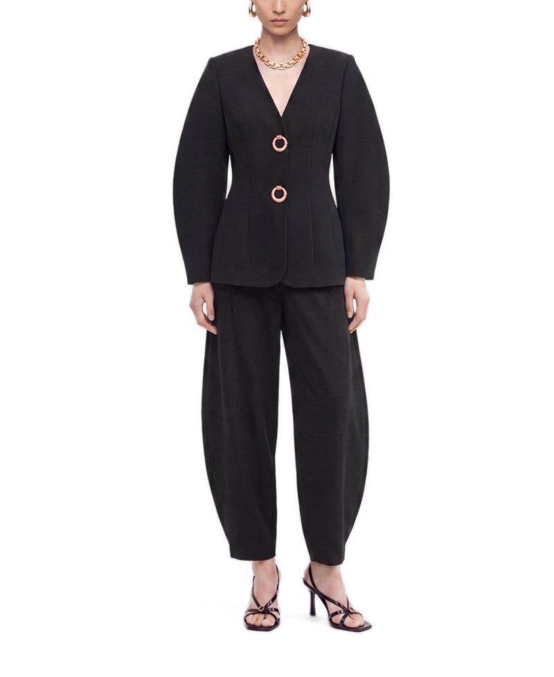 Women's Ring Button Wrap Front Jacket