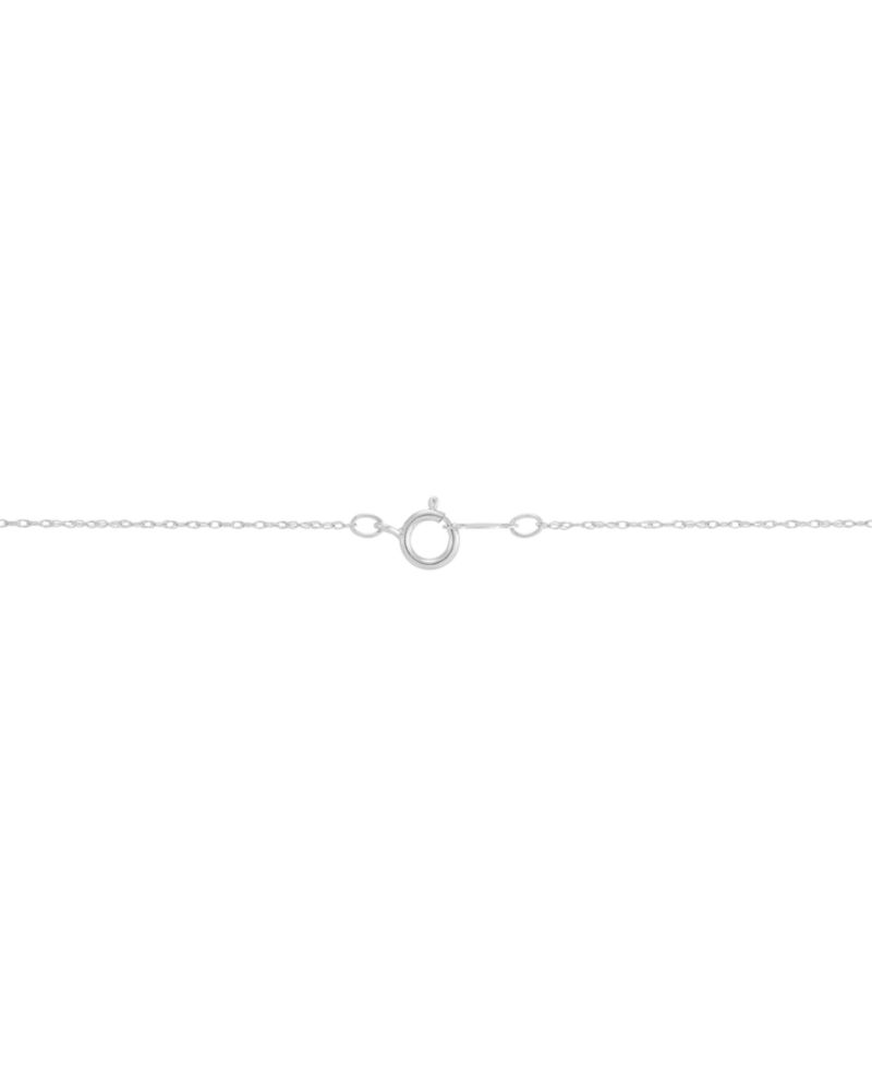 Lab Grown Diamond Pear & Round Double Halo 18"Pendant Necklace (1-1/4 ct. t.w.) in 14k White Gold
