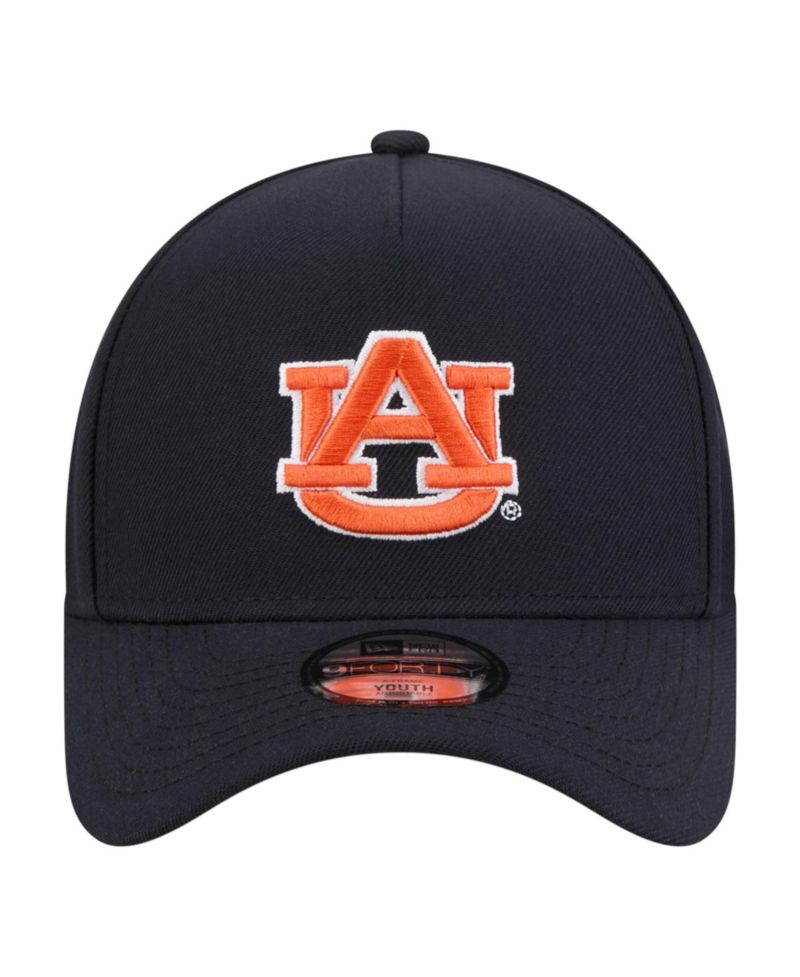 Big Boys and Girls Navy Auburn Tigers 9FORTY A-Frame Adjustable Hat